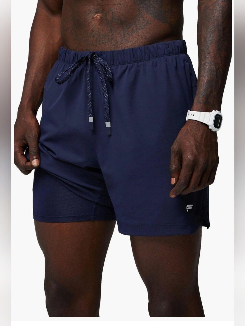 Fabletics The One Short Lined In Navy 5"
